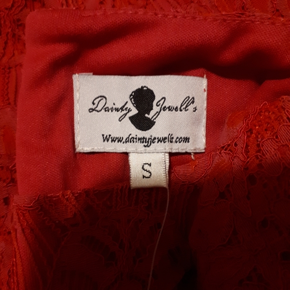 Beautiful Hot Pink Dress Lace dress! Not the red shade. See first Pic! Brand New - Picture 5 of 5